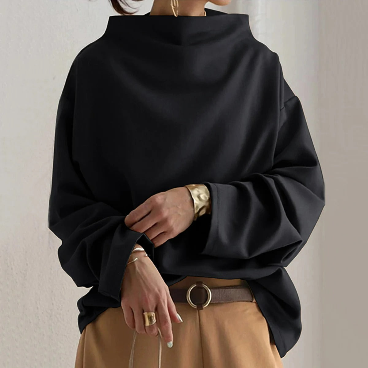 Loav | Elegante en stijlvolle lange trui voor vrouwen