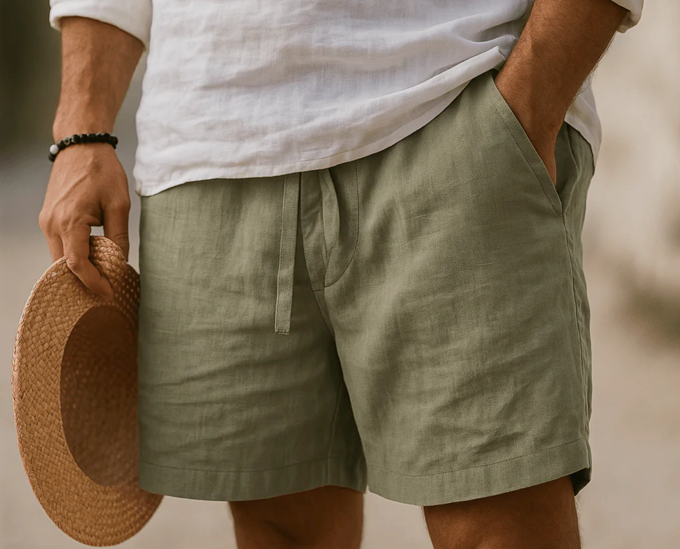 Saro | Chique linnen short